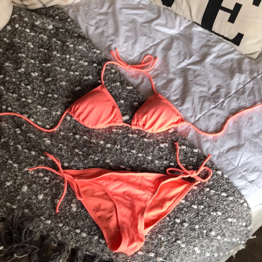 Neon Orange Bikini
