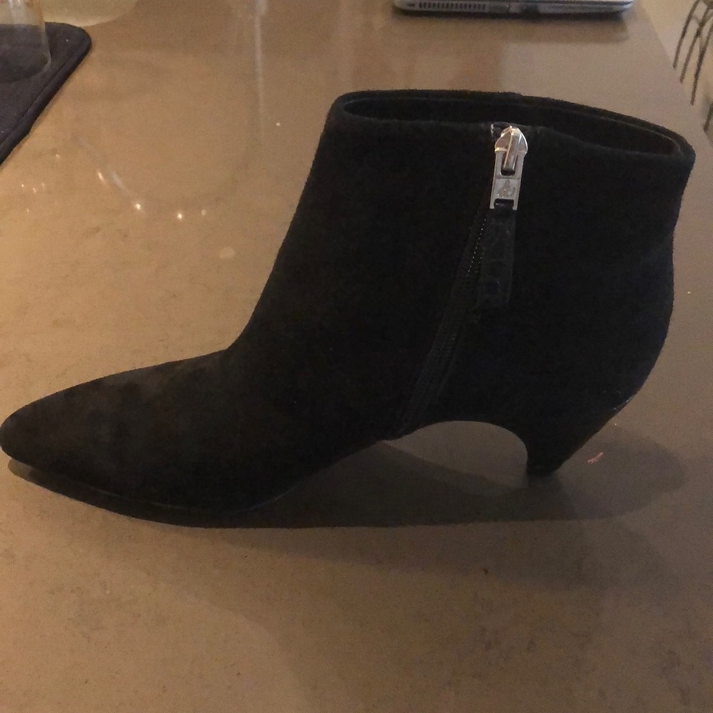 Sam Edelman Lucy Ankle Black Suede Boot