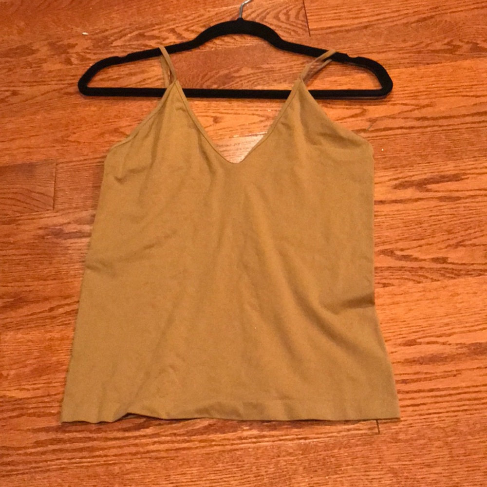 Free People (Intimately) camel colored tank