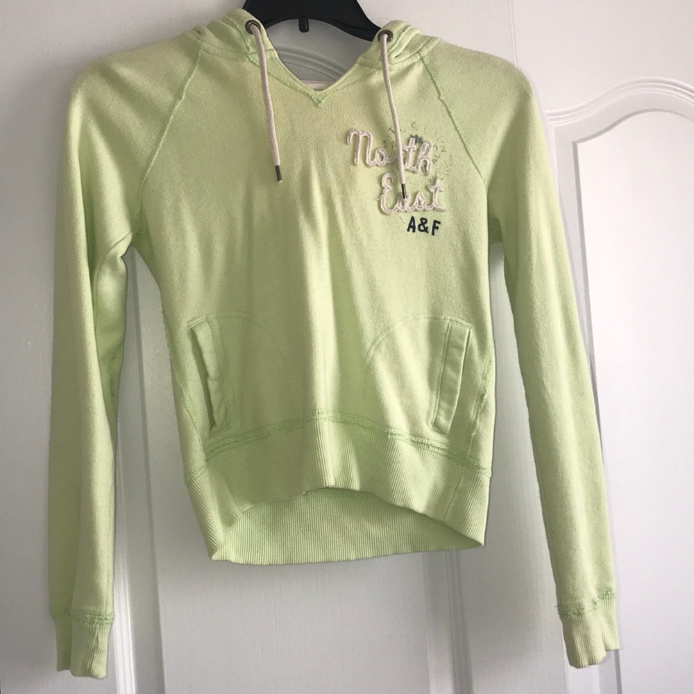 A&F Green Hoodie