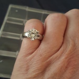 Diamonique Ring Size 5