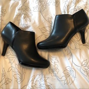 Heeled Black Booties