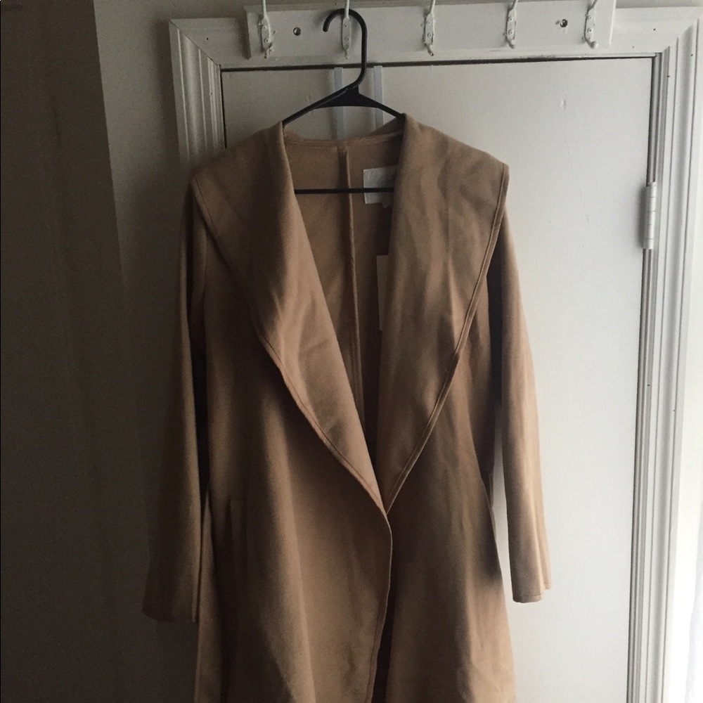 Boohoo camel duster