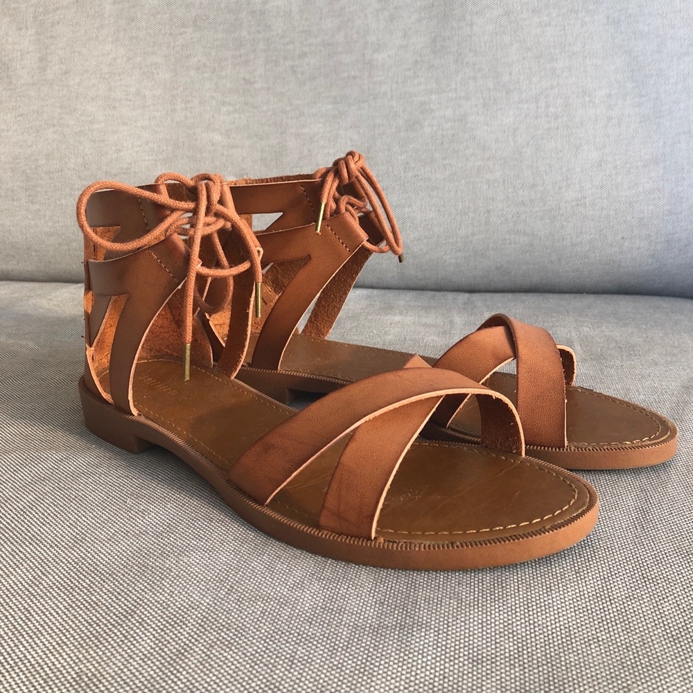 Gently Used Forever 21 Lace Up Gladiator Sandals