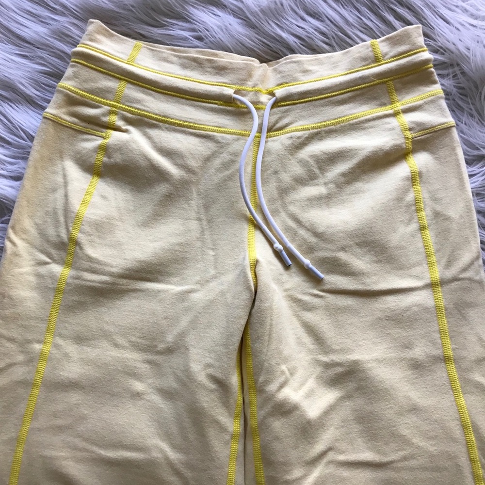 Yellow lululemon pants