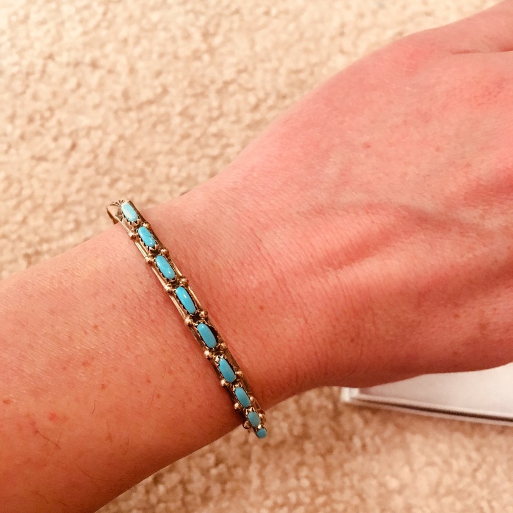 Turquoise and Silver bracelet