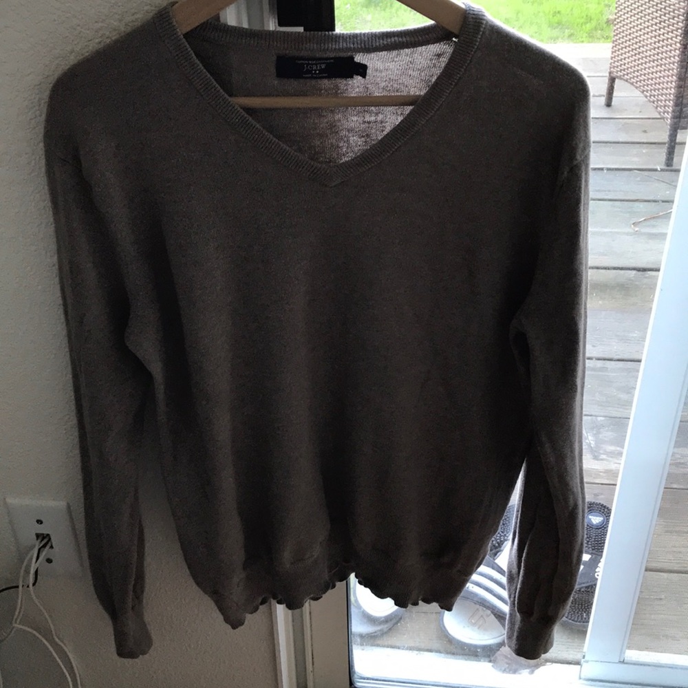 J. Crew Men’s Cotton with Cashmere Sweater Small