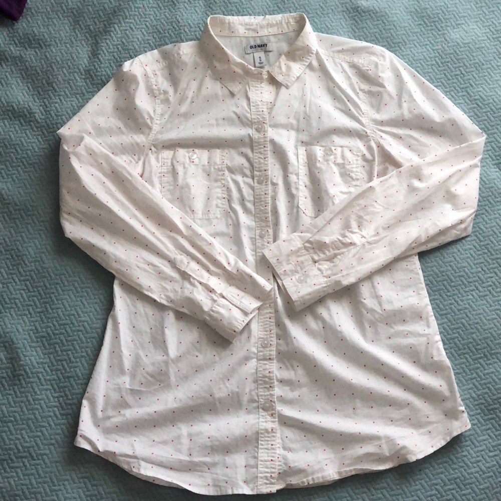 Old Navy | Polka Dot Button Down