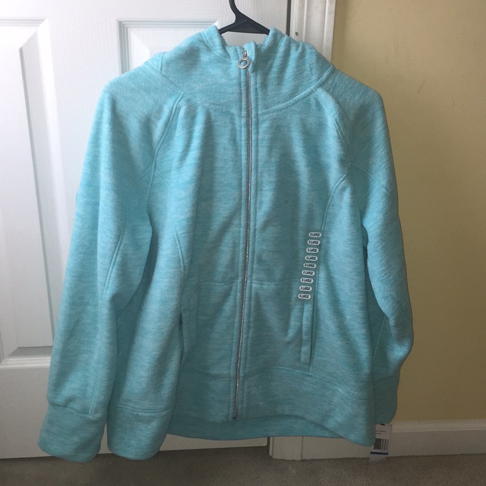 😍 NWT 😍 Kenneth Cole Heather Light Blue Jacket