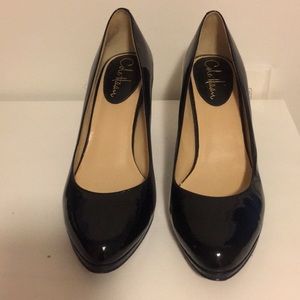 **Beautiful Cole Haan Black Patent Leather Heels**