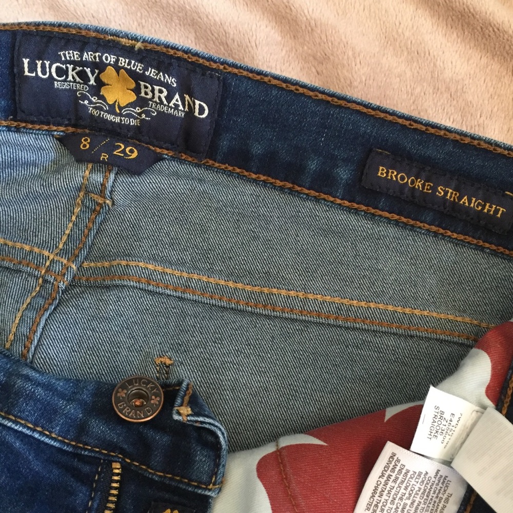 lucky brand brooke straight jeans