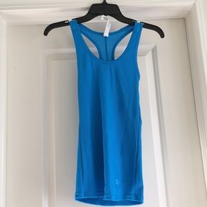 Under Armour vibrant blue ribbed tank top