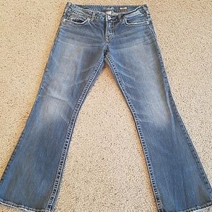 32x32 Suki Bootcut Silver Jeans