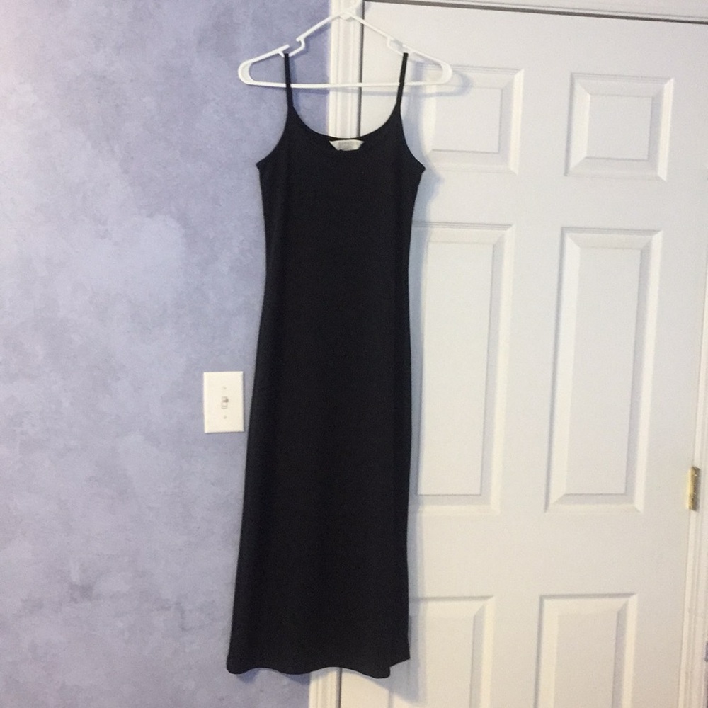 Long black dress