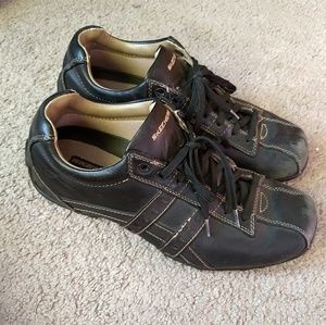Men's black sketchers dress shoes