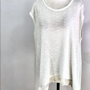 Paper crane super soft   Sweater and lace top
