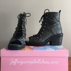 Jeffery Campbell Heeled Combat Boots 🙏🏻