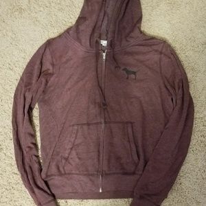 Victoria's Secret Zip Up Hoodie Large
