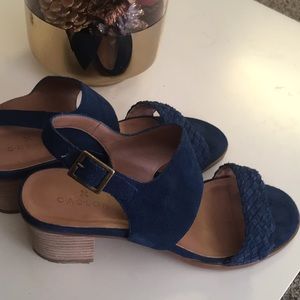 Navy blue Caslon sandals
