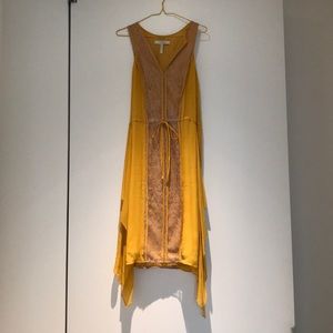 Gorgeous golden yellow BCBG maxazria runway dress