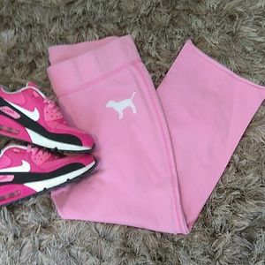 PINK cropped sweats
