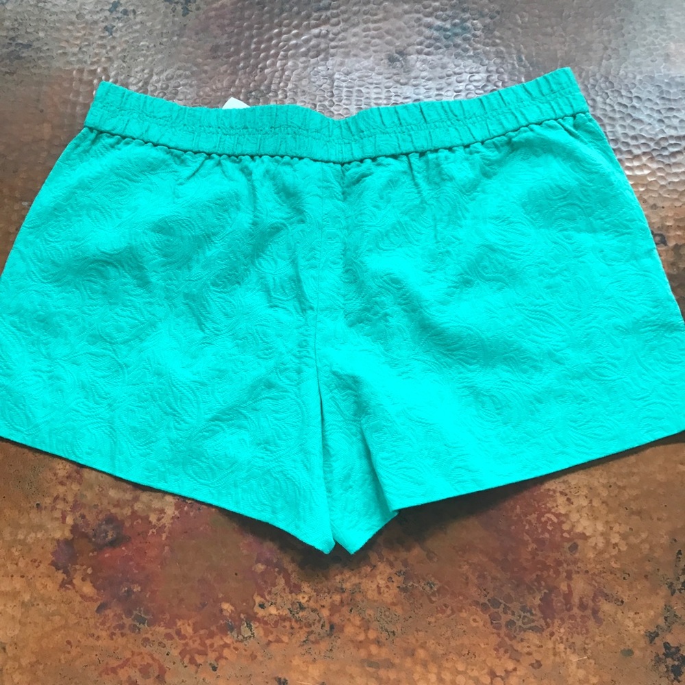 J crew aqua shorts.