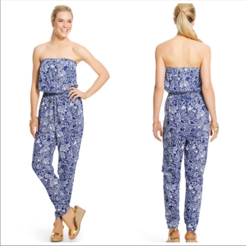 Lilly Pulitzer upstream jumpsuit EUC size XXL