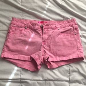 Pink shorts