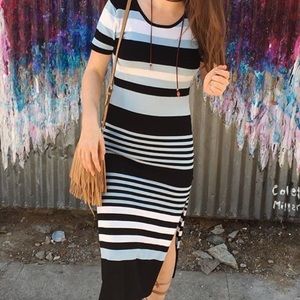 Lovers + Friends Blue Midi Dress