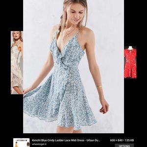 Urban Outfitters Kimichi Blue dress