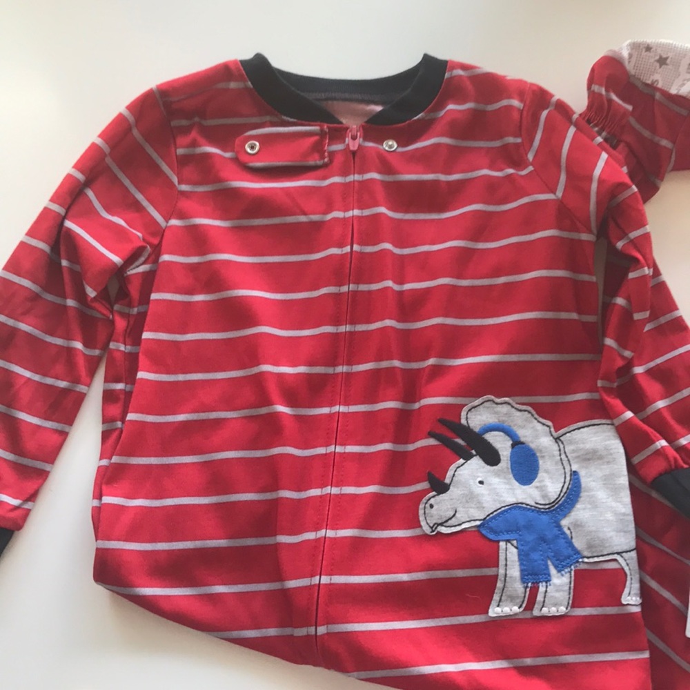 Carter's Dinosaur Footed Pajamas