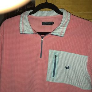 Southern Marsh Pink Oversized Quaterzip