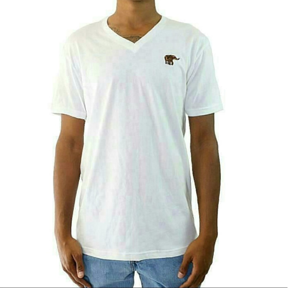 Fortune Clothing Original Logo Embroidered V neck