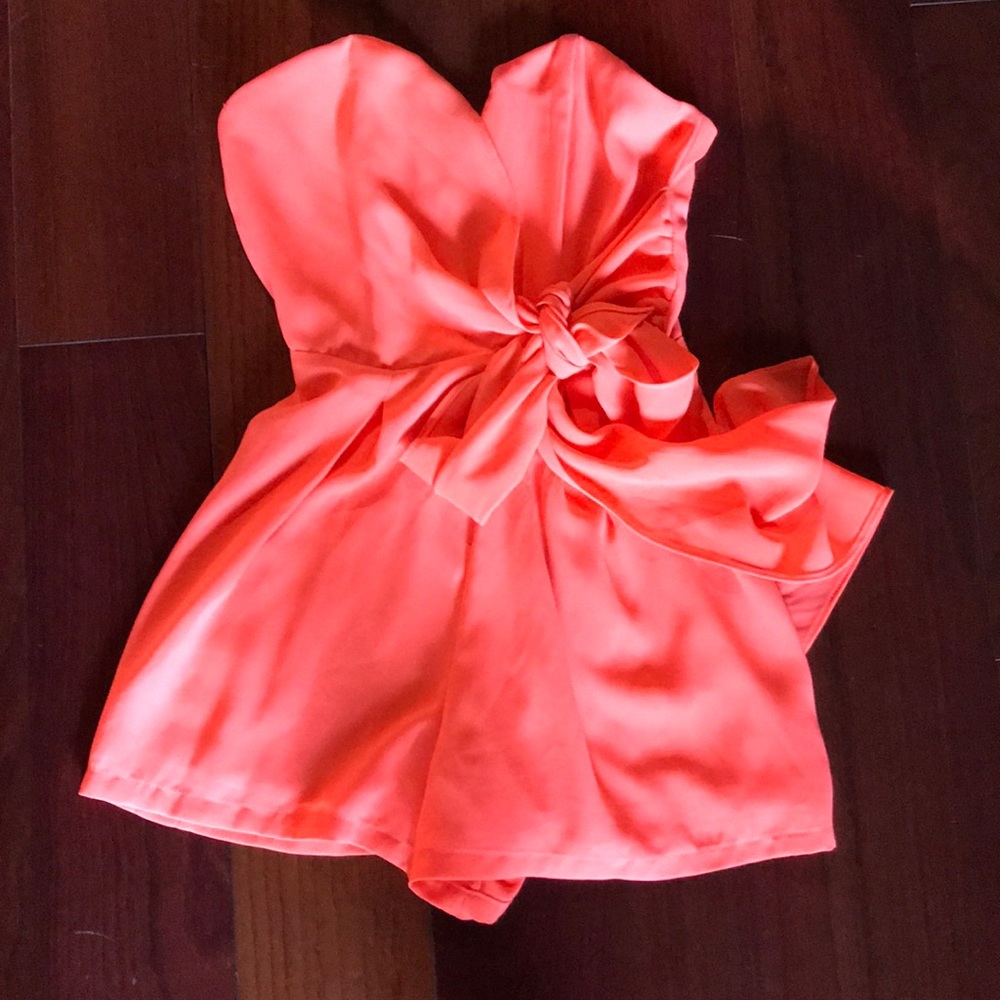 Akira Chicago Orange Romper