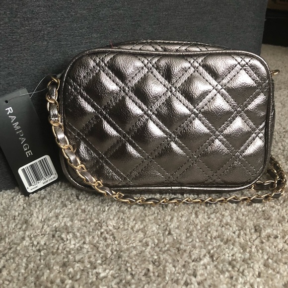NWT Rampage Metallic Crossbody - Picture 2 of 6