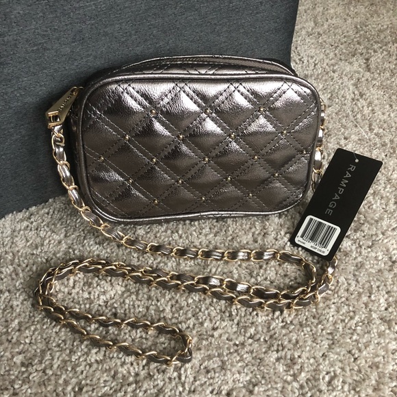 NWT Rampage Metallic Crossbody - Picture 3 of 6