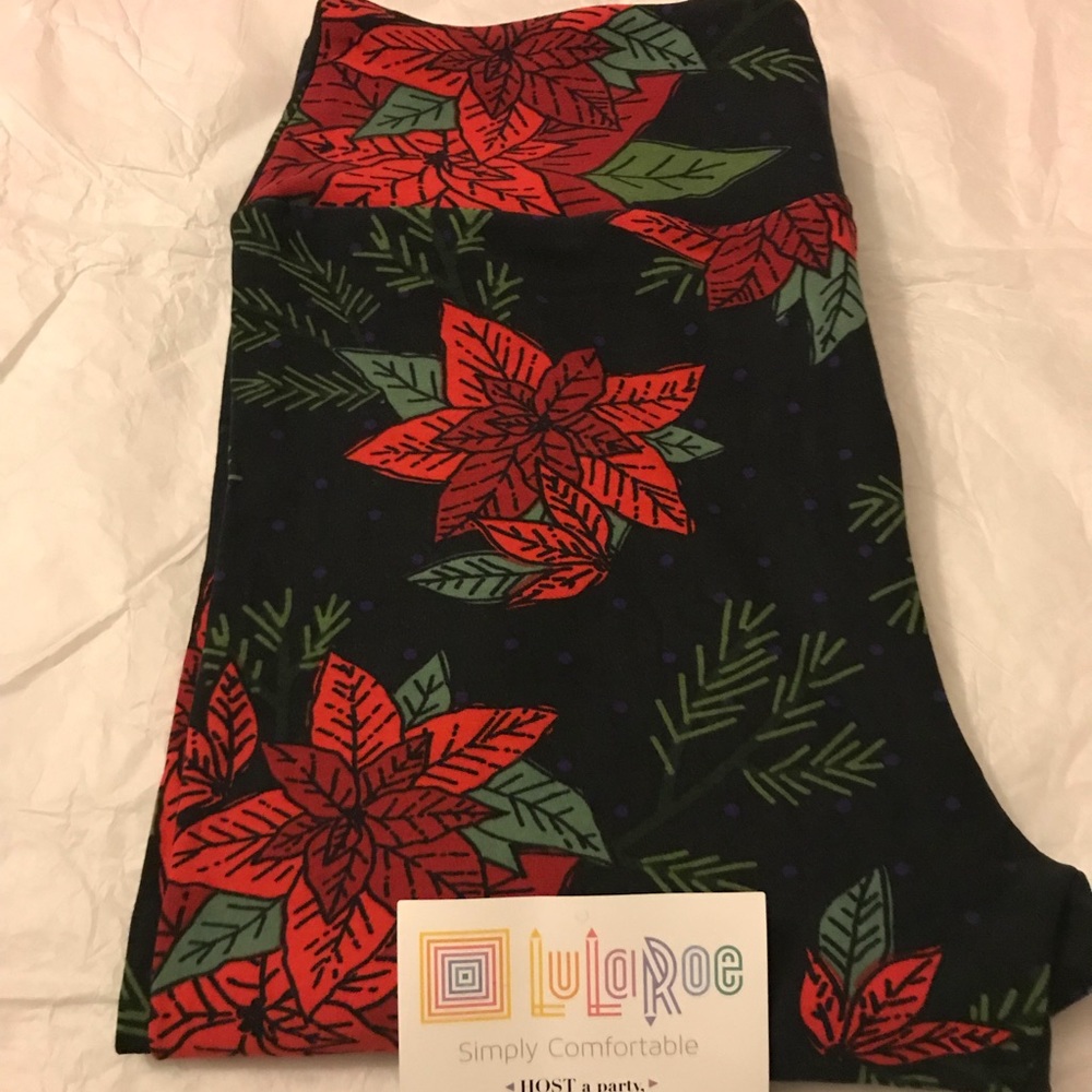NWT OS Lularoe Christmas Leggings