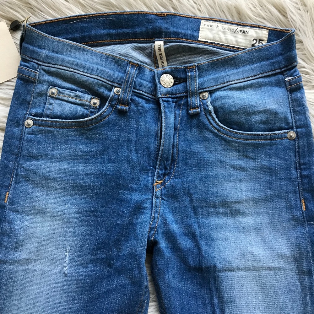 Rag & Bone high rise bell jeans