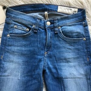 Rag & Bone high rise bell jeans