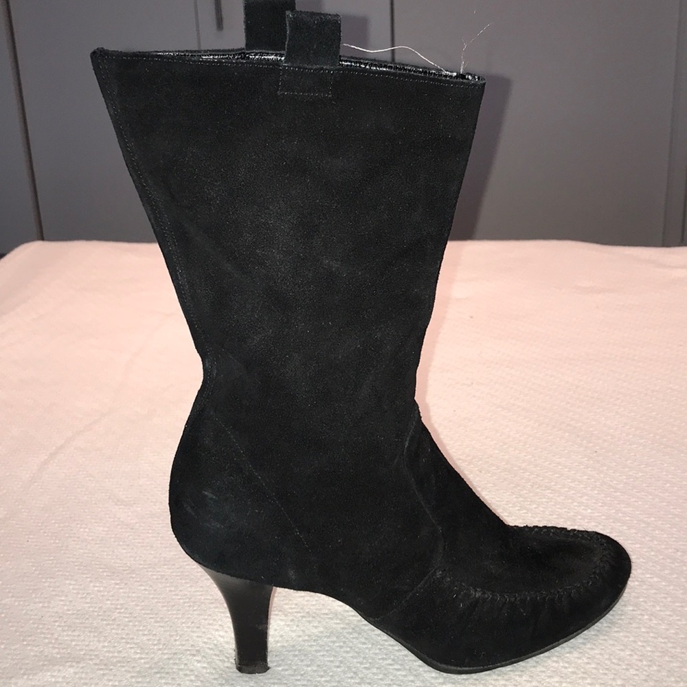 ANNE KLIEN Black suede boots