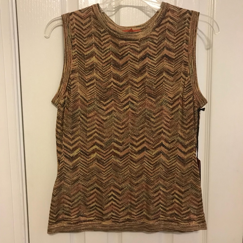 NWT Missoni for Target Brown and Gold Sweater Set