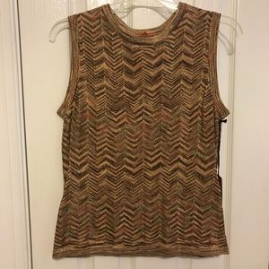 NWT Missoni for Target Brown and Gold Sweater Set