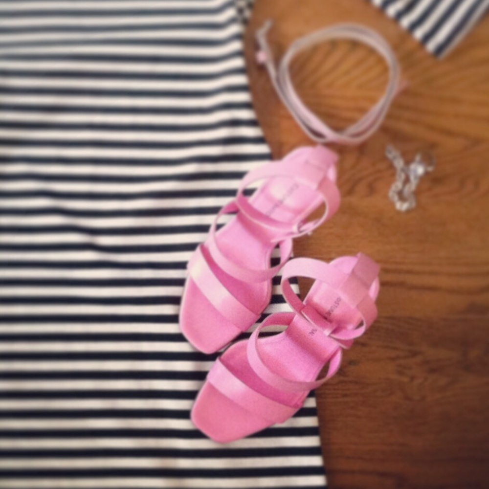 Costume National Pink Sandals (original  $669)