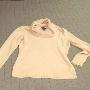 Tan cowl neck sweater