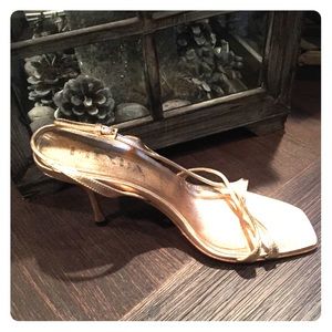 Prada Slingback Crossover Sandals