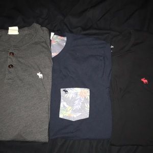 3 Abercrombie & Fitch T Shirts for price of 1