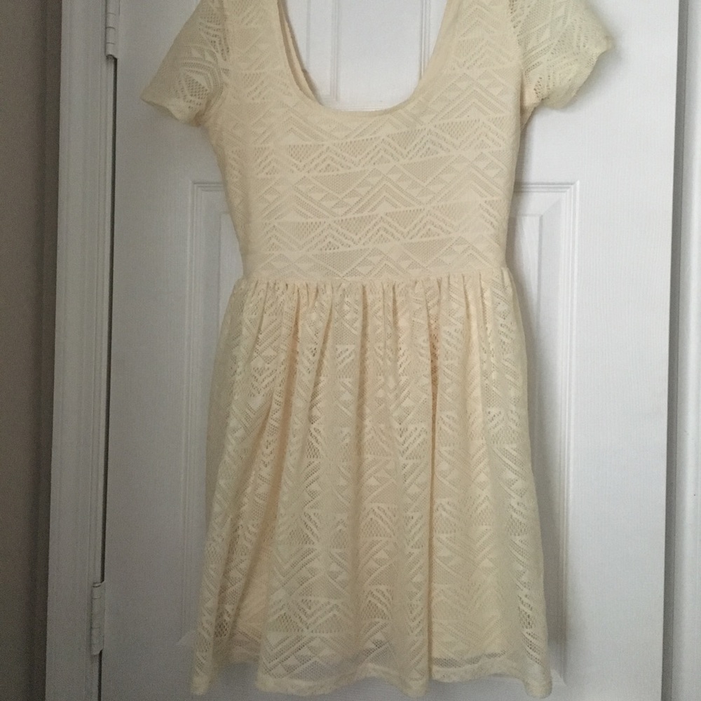 White Asos lace dress