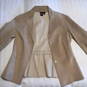 BCBG leather jacket