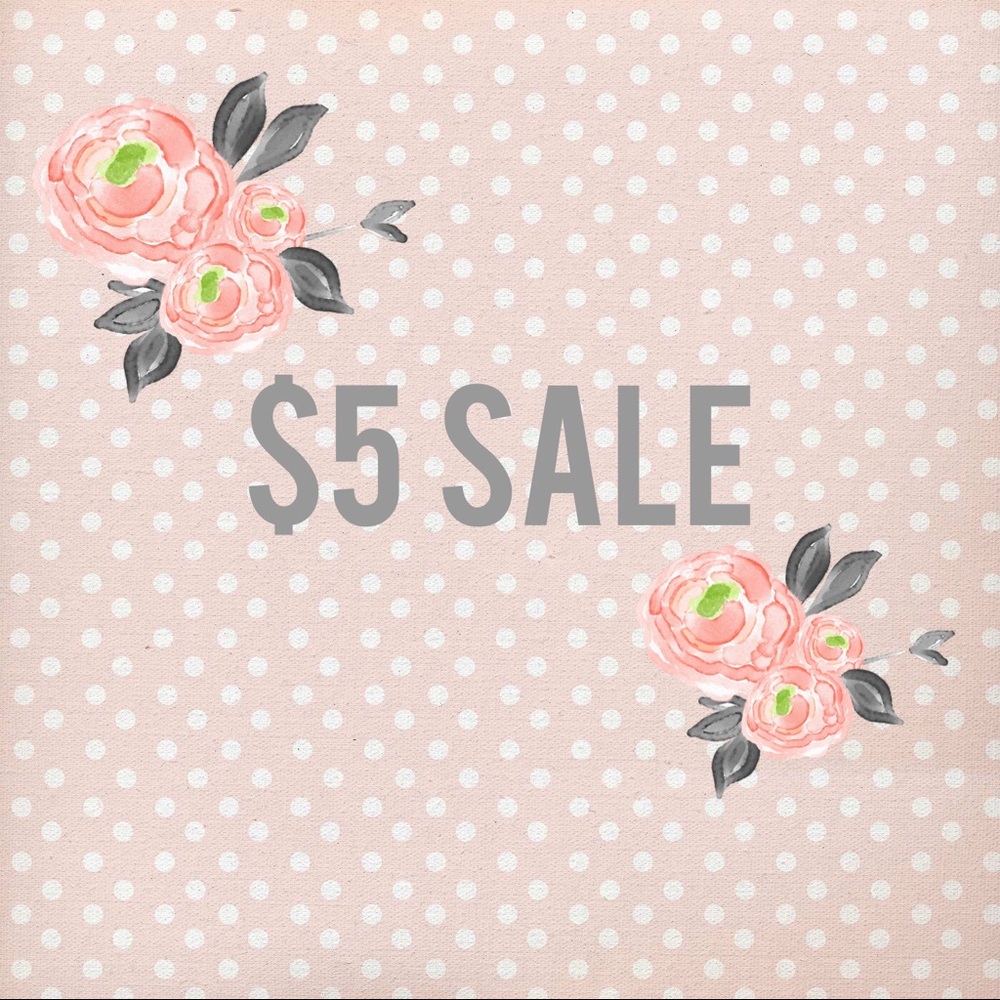 $5 sale!!!!