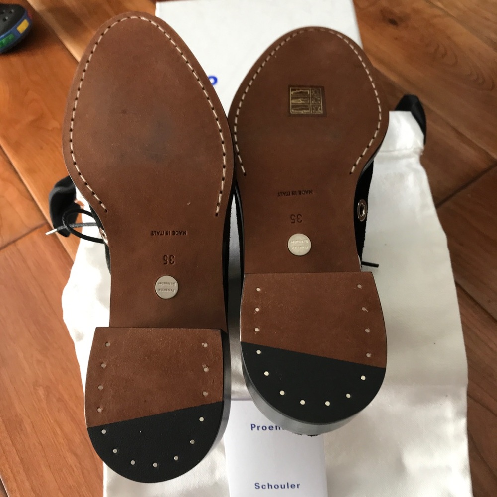 🚫Proenza Schouler Multi Eyelet Suede Loafer🚫 - Picture 7 of 8